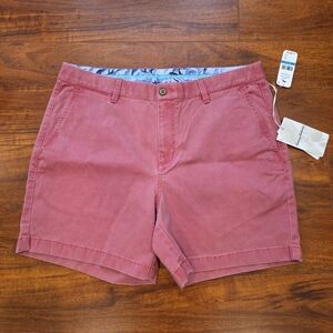 Tommy Bahama Boracay Flat Front 6 Short Size 36 Pimento